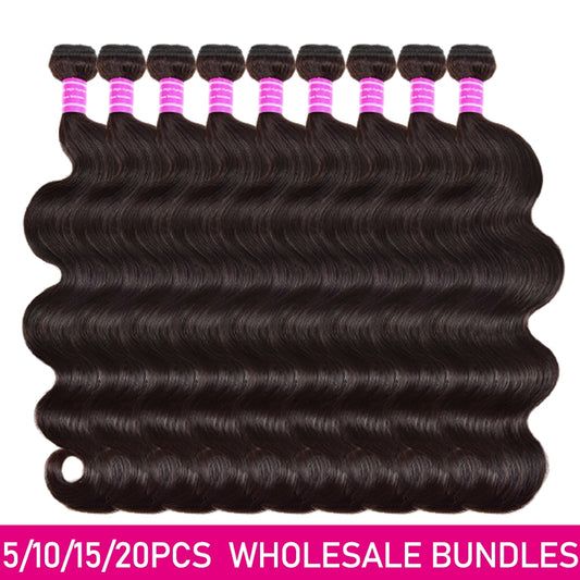 Shuangya Body Wave Bundles Wholesale Price Deals Brazilian Hair Weave 100% Unpressed Virgin Human Hair Bundles For Black Women