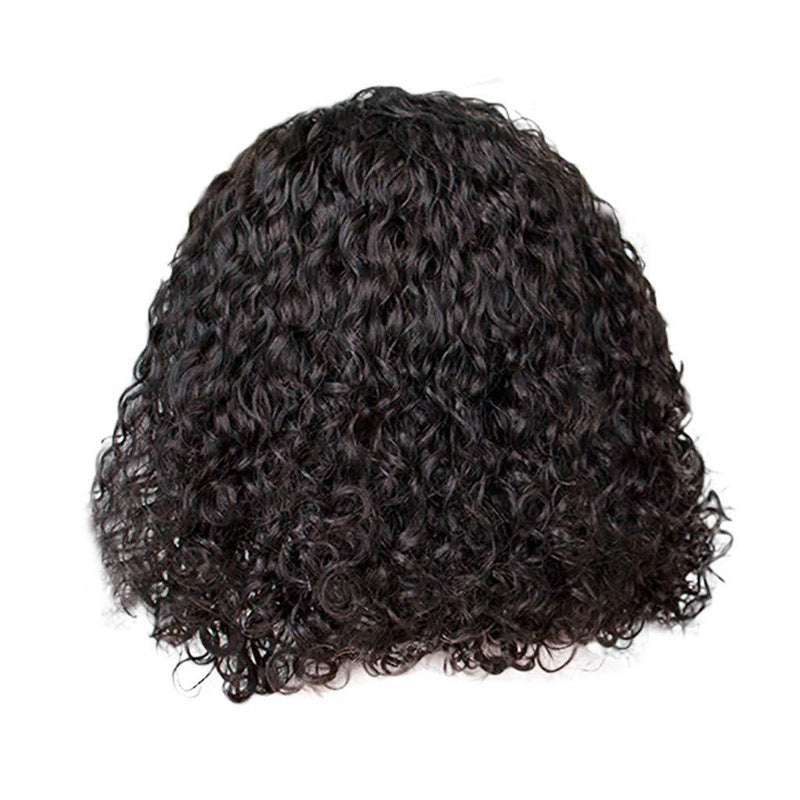 Small Volume Fluffy Female Chemical Fiber High Temperature Silk Wig Cover