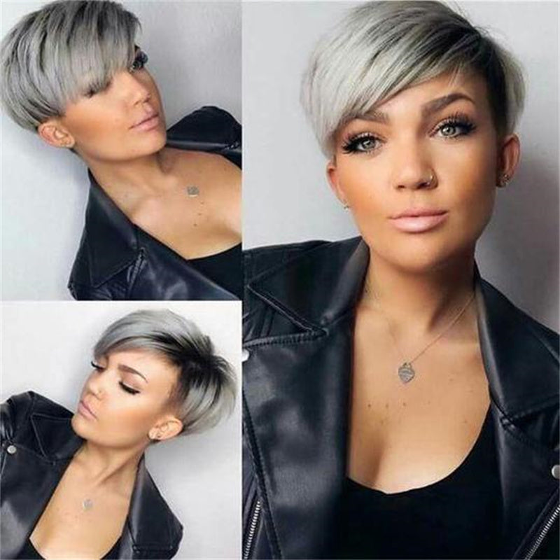 Female Silver And White Rose Mesh Chemical Fiber Headgear