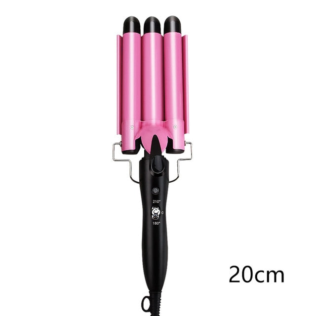 Hair Curling Iron Ceramic Professional Triple Barrel Hair Curler Egg Roll Hair Styling Tools Hair Styler Wand Curler Irons