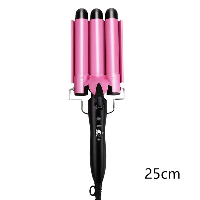 Hair Curling Iron Ceramic Professional Triple Barrel Hair Curler Egg Roll Hair Styling Tools Hair Styler Wand Curler Irons