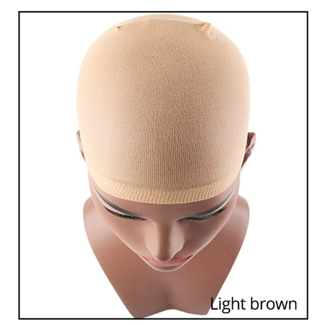 Leeons Wholesale Wig Cap Stretch Stocking Caps Wig Mesh Wig Cap For Making Wigs One Size Wigs Elastic Stocking Caps Stretch