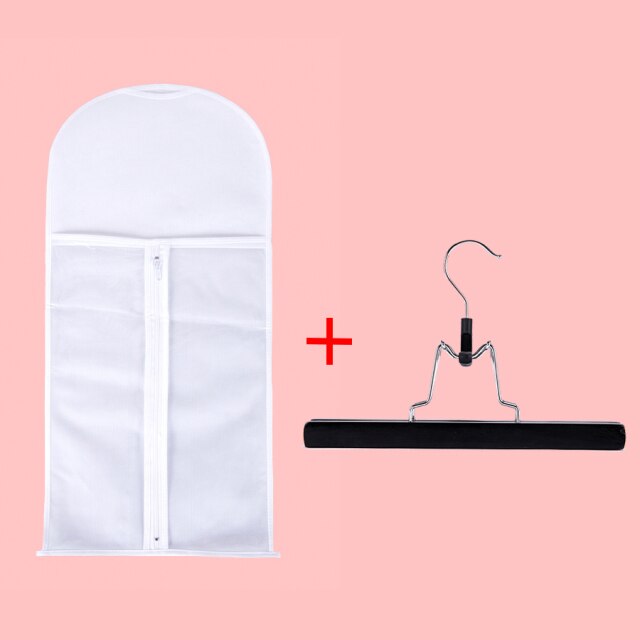 Alileader 10Pcs Portable Hair Extension Storage Bag For Human Hair Bundles Weft Packaging Suit Case Zipper Bag In Wholesale